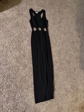 Black Cutout Maxi Dress